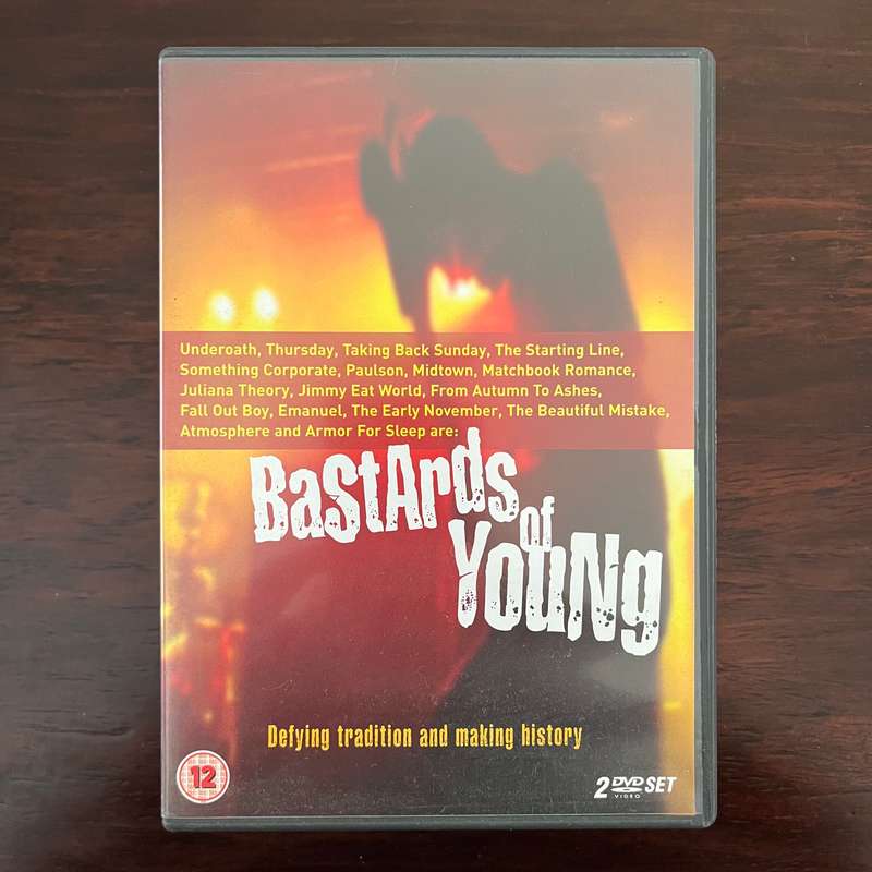 Bastards Of Young 2DVD Set Emo Post Hardcore Taking Back Sunday Jimmy Eat World