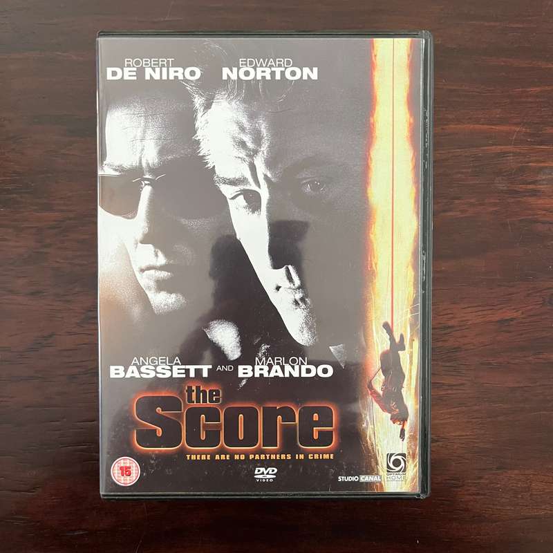 The Score DVD Robert De Niro Edward Norton UK Press