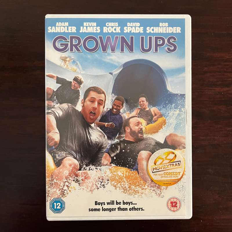 Grown Ups DVD UK Press Adam Sandler Kevin James