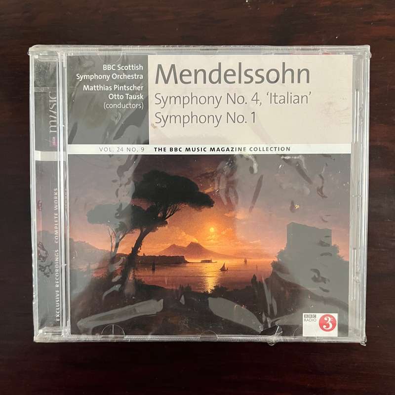 Mendelssohn Symphony No.4 Italian Symphony No.1 CD BBC New and Sealed