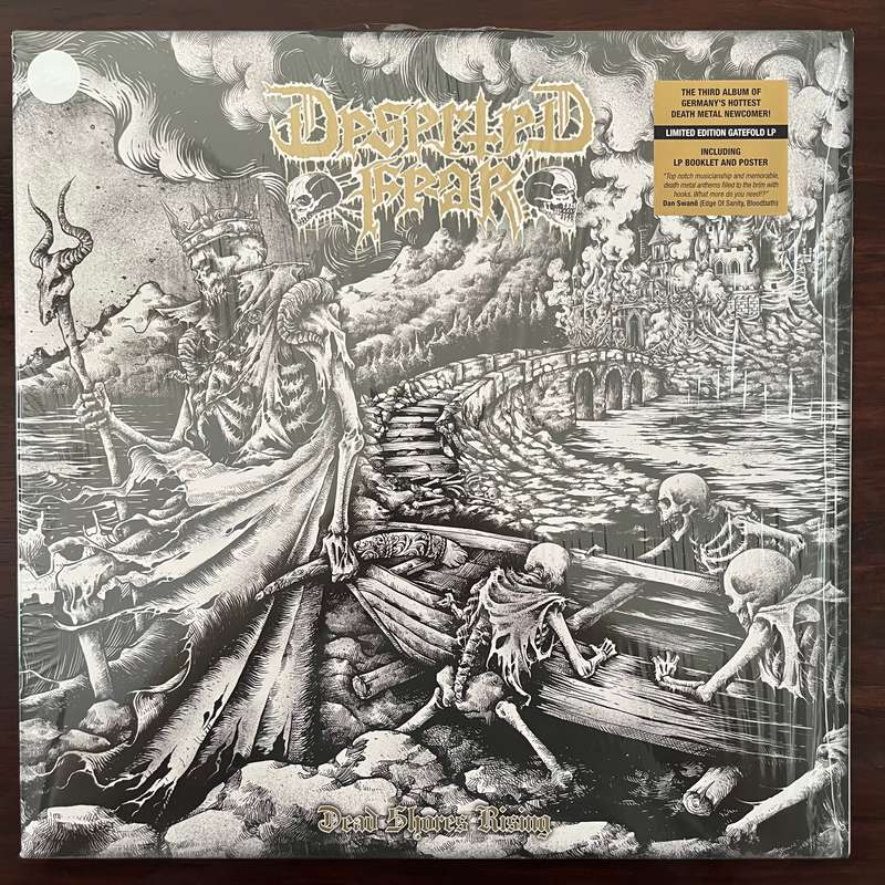 Deserted Fear - Dead Shores Rising Vinyl LP Melodic Death Metal White Vinyl Variant