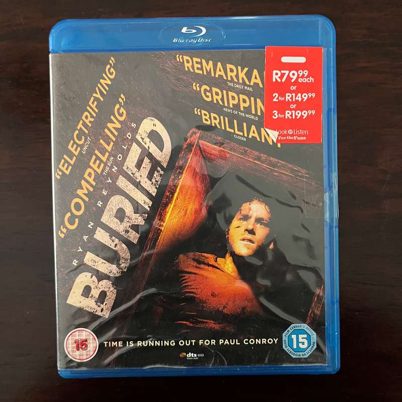 Buried Blu Ray UK Press Ryan Reynolds