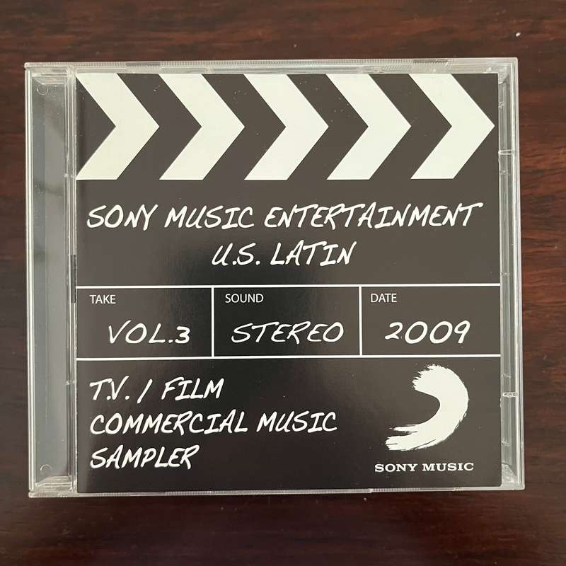 Sony Music Latin Film / TV 2009 Sampler - Vol. 3 2CD Rare Promo