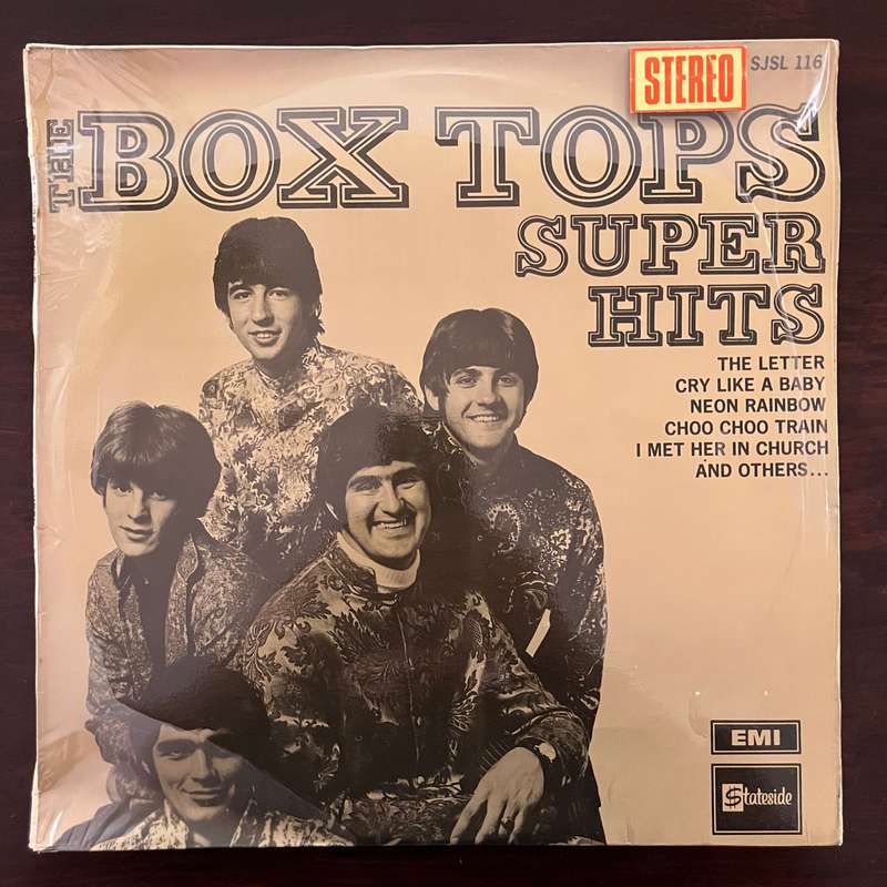 The Box Tops - Super Hits Vinyl LP South African Press