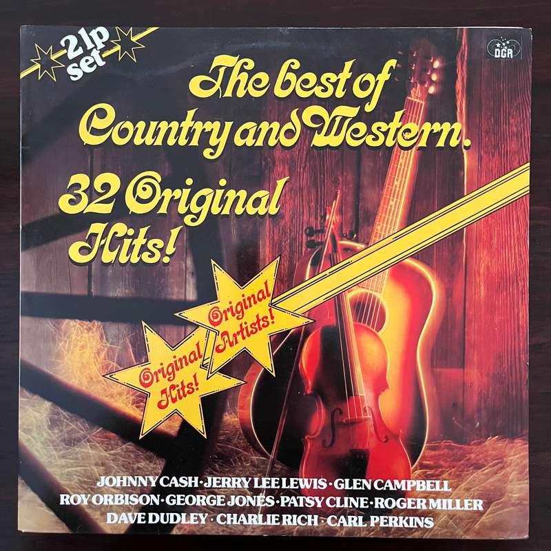 The Best Country and Western Vinyl 2LP Compilation Johnny Cash Roy Orbison Jerry Lee Lewis