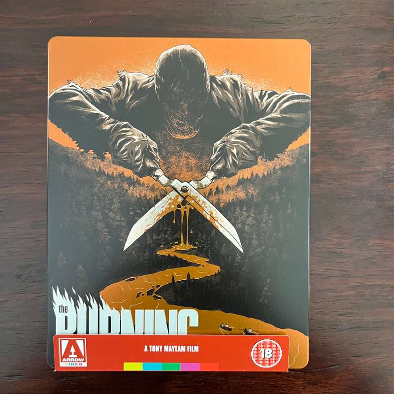 The Burning Blu Ray DVD Steelbook Arrow Video Cult Slasher