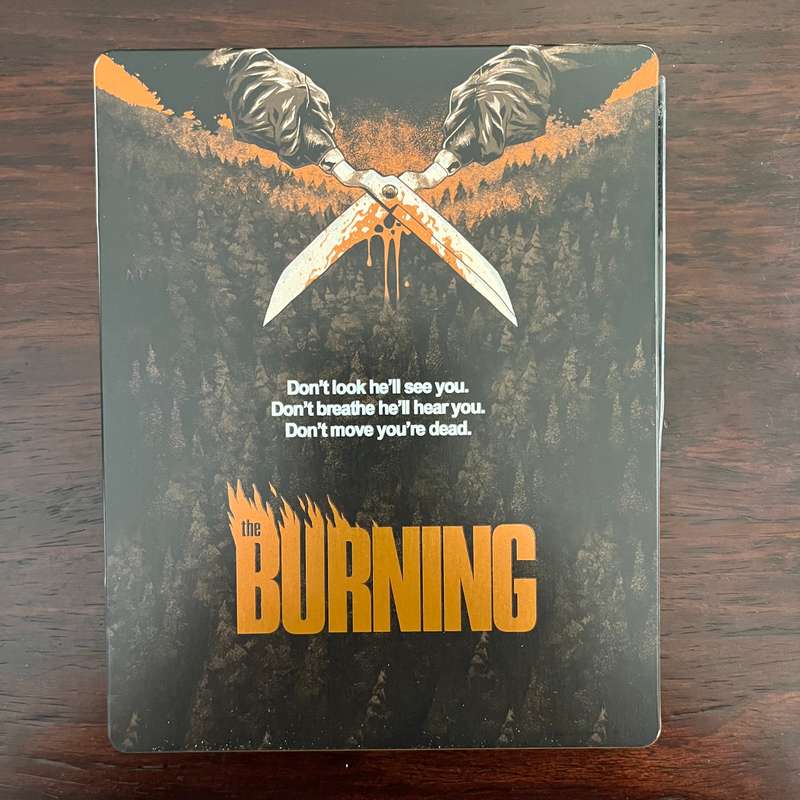 The Burning Blu Ray DVD Steelbook Arrow Video Cult Slasher