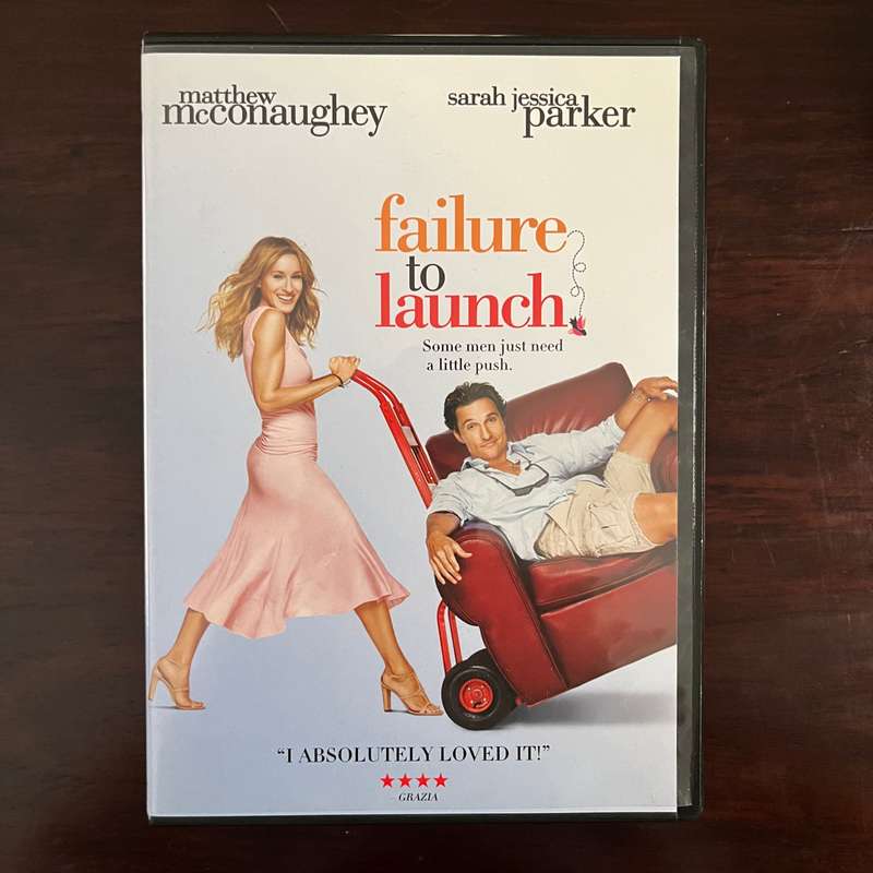 Failure To Launch DVD Matthew McConaughey Sarah Jessica Parker UK Press