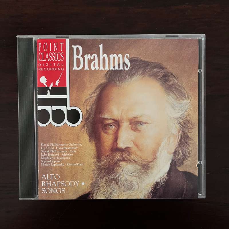 Brahms - Alto Rhapsody - Songs CD UK Press Point Classics