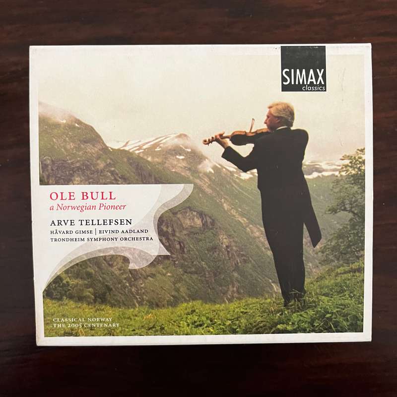 Arve Tellefsen plays Ole Bull - A Norwegian Pioneer CD Simax Classics