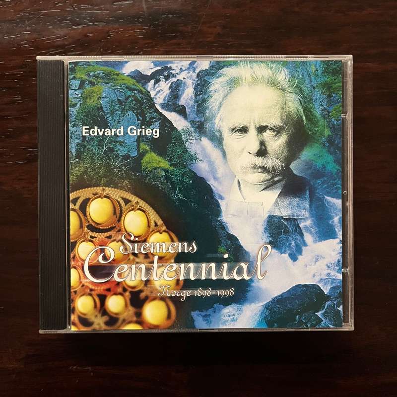 Edvard Grieg - Siemens Centennial (Norge 1898-1998) CD Import Norwegian Press
