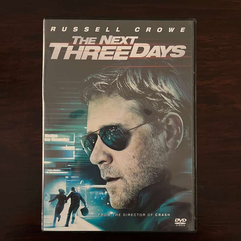 The Next Three Days DVD Russell Crowe South African Press