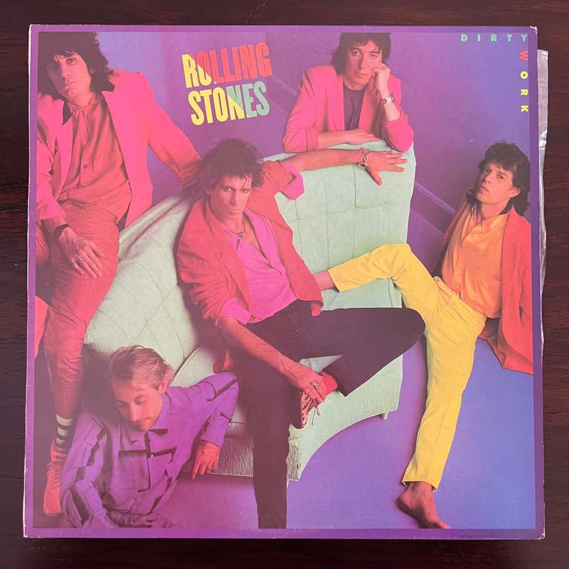 Rolling Stones - Dirty Work Vinyl LP South African Press