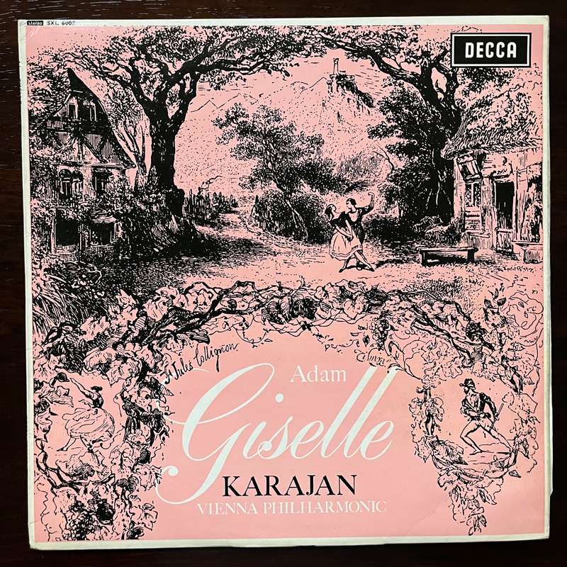 Adam Giselle - Karajan Vienna Philharmonic Vinyl LP UK Press Decca
