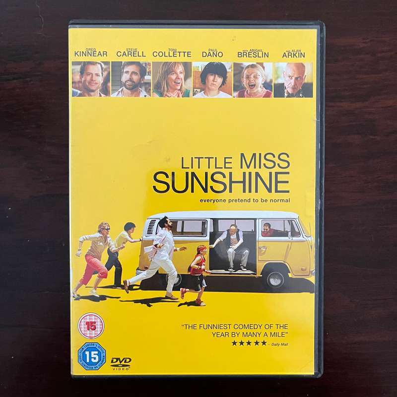 Little Miss Sunshine DVD UK Press Steve Carell Alan Arkin