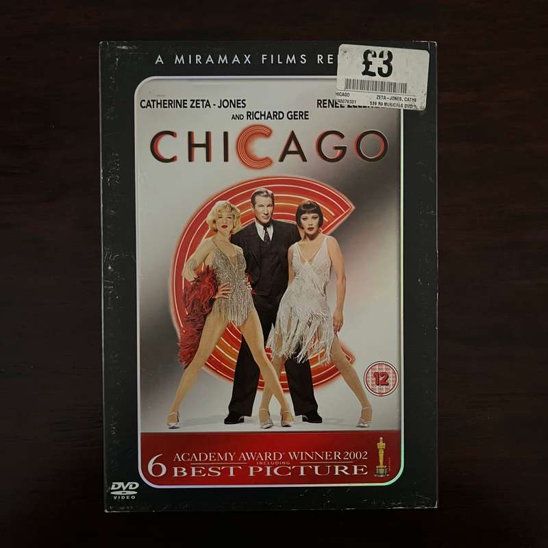 Chicago DVD UK Press with Slipcase