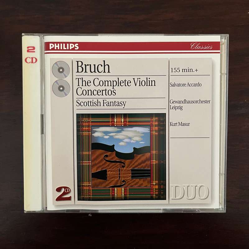 Bruch - The Complete Violin Concertos / Scottish Fantasy 2CD Philips Import