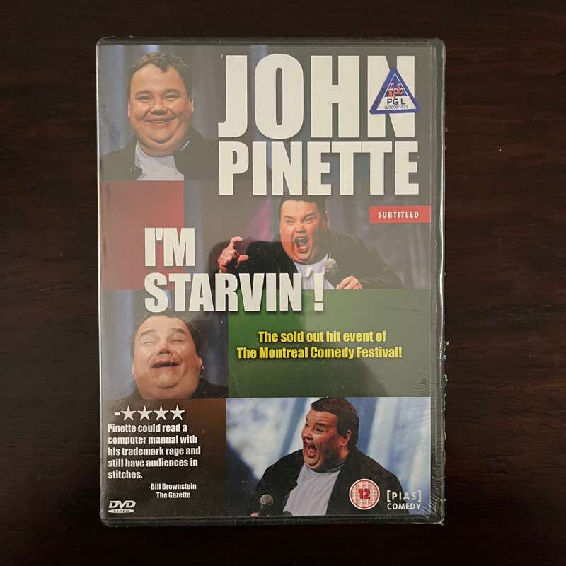 John Pinette - I'm Starvin' DVD UK Press Stand Up Comedy New and Sealed