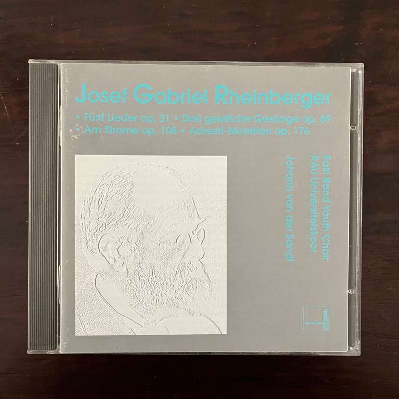 Josef Gabriel Rheinberger - Fünf Lieder Op. 31 CD Import German Press