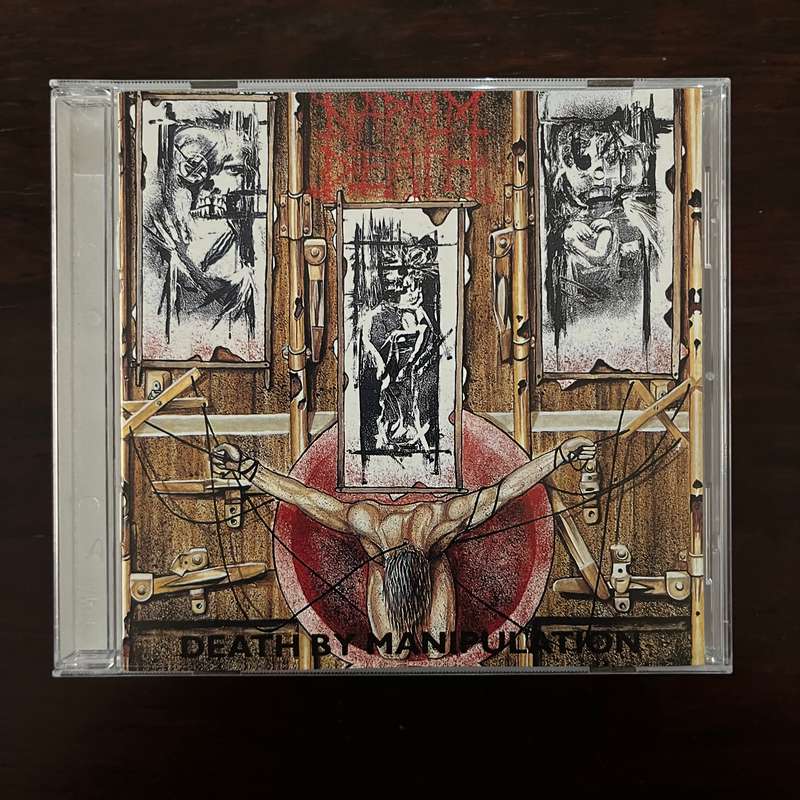 Napalm Death - Death By Manipulation CD UK Press Grindcore Death Metal