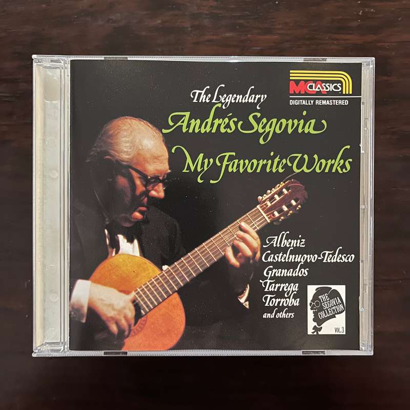 The Segovia Collection, Vol. 3: My Favorite Works CD Andres Segovia Import