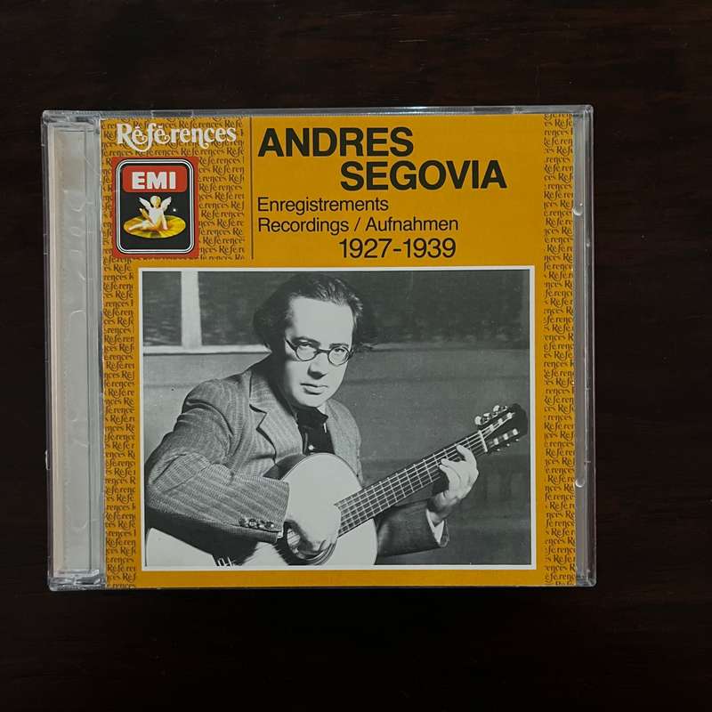 Andrés Segovia - Enregistrements  Recordings - Aufnahmen 1927-1939 2CD EMI