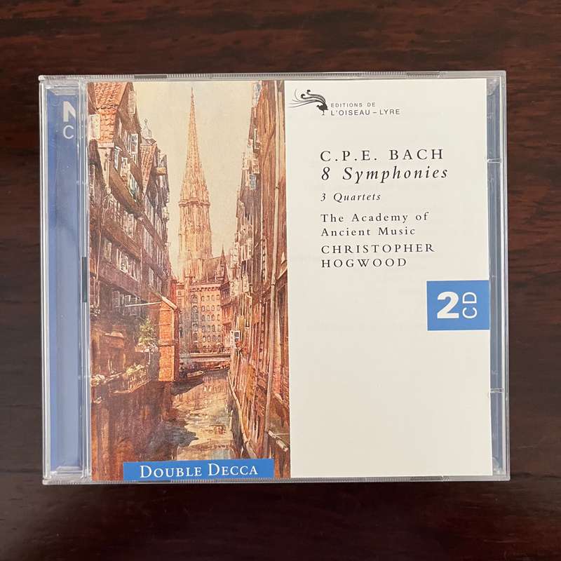 C.P.E. Bach,  Christopher Hogwood - 3 Quartets 2CD Decca Import