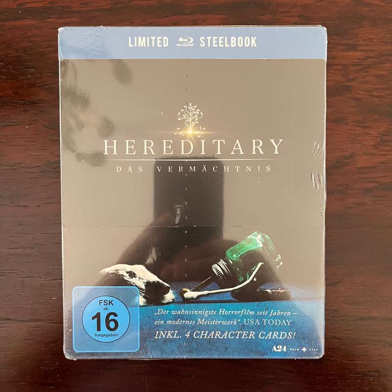 Hereditary Blu Ray Steelbook German Press New and Sealed