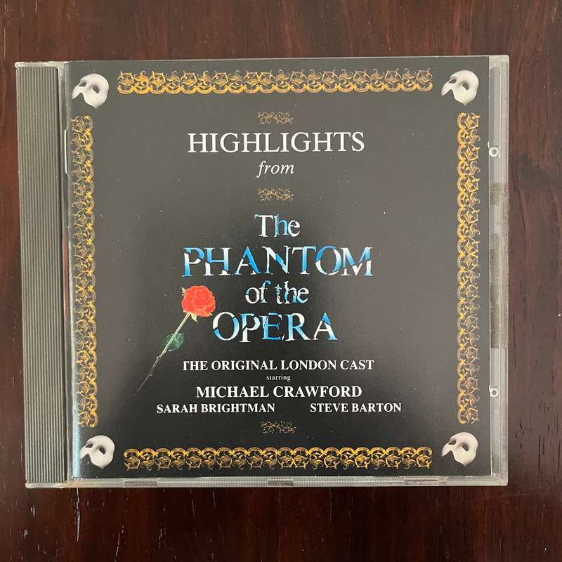 Highlights From The Phantom Of The Opera CD West German Press