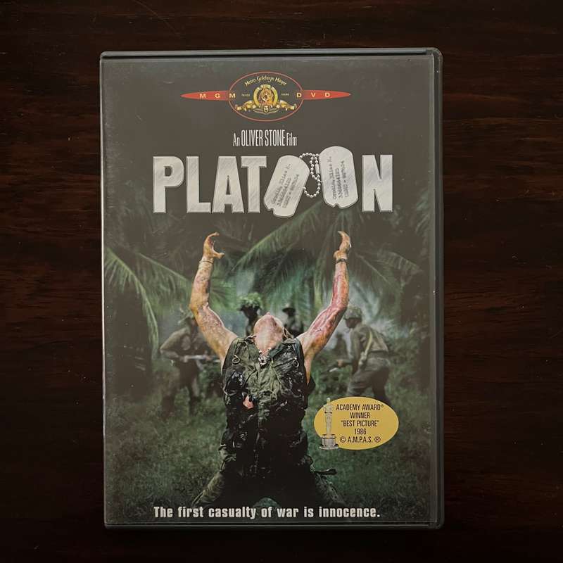 Platoon DVD South African Press Oliver Stone