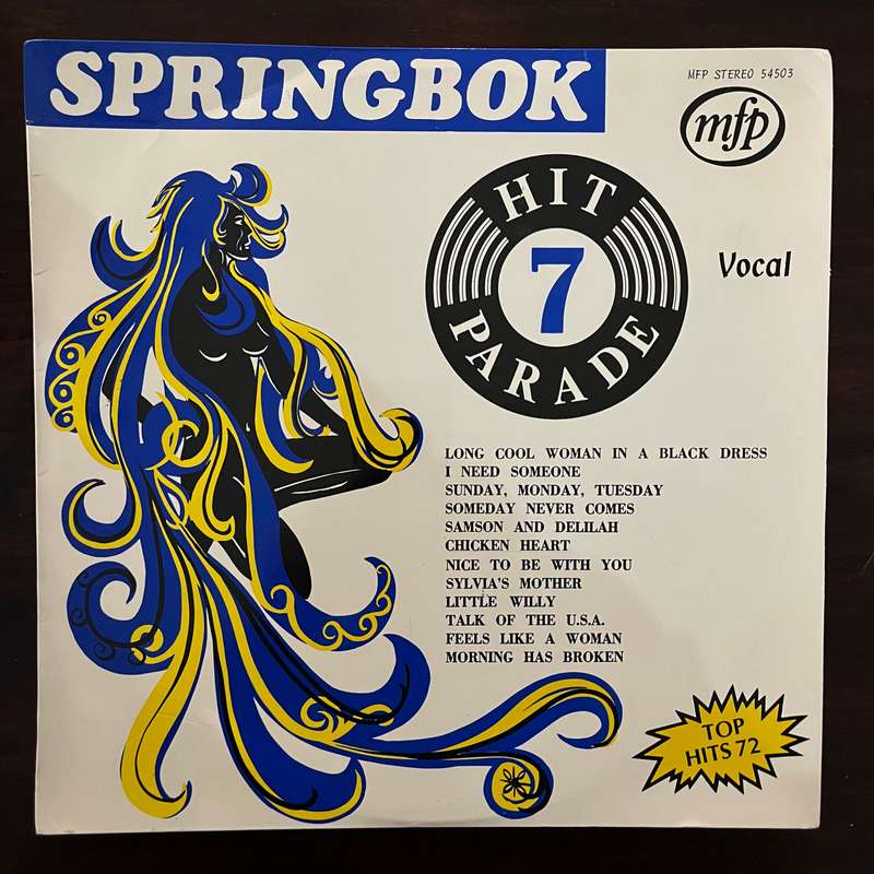 Springbok Hit Parade 7 Vinyl LP South African