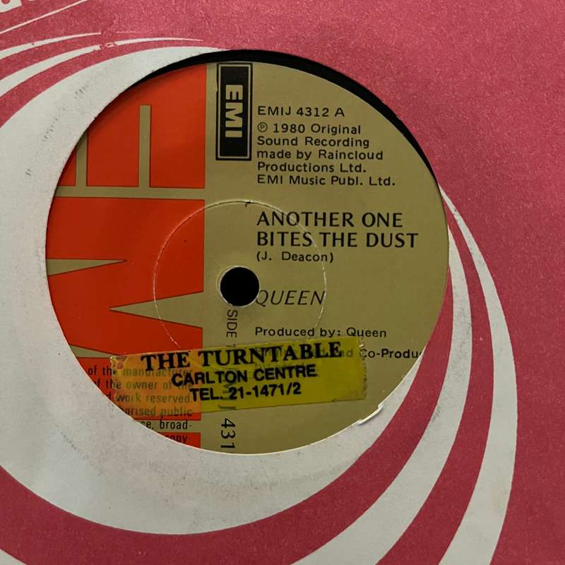 Queen - Another One Bites The Dust Vinyl 7 Inch Single South African Press