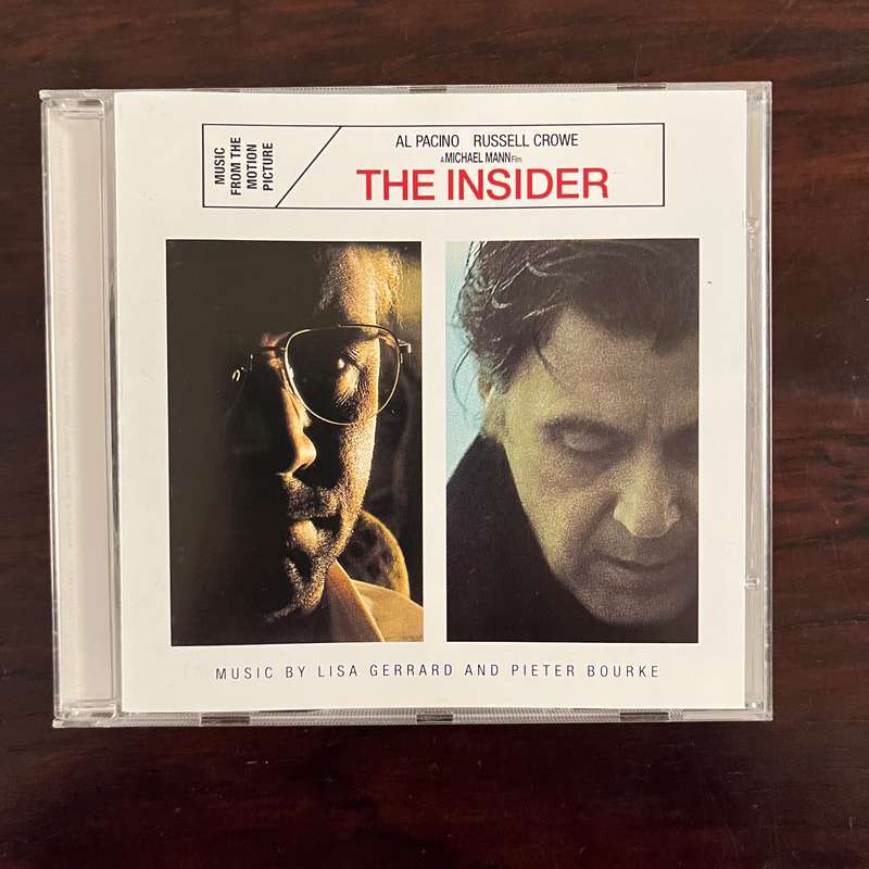 The Insider CD Soundtrack UK Press Lisa Gerrard