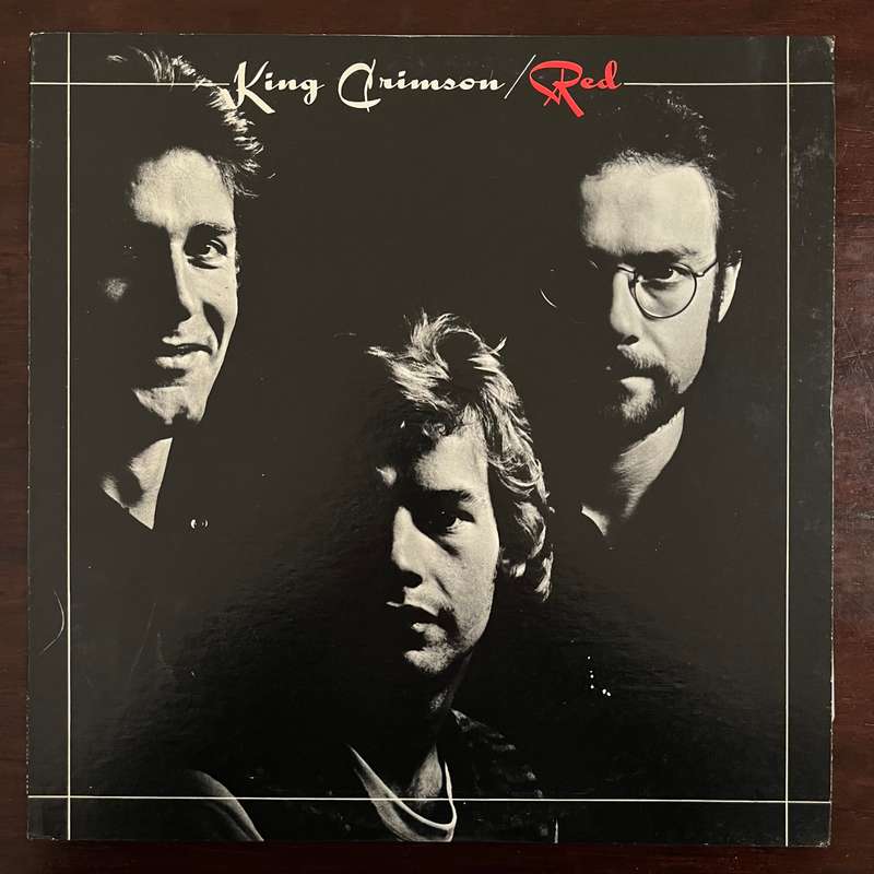 King Crimson - Red Vinyl LP Original 1974 US Press Prog Rock
