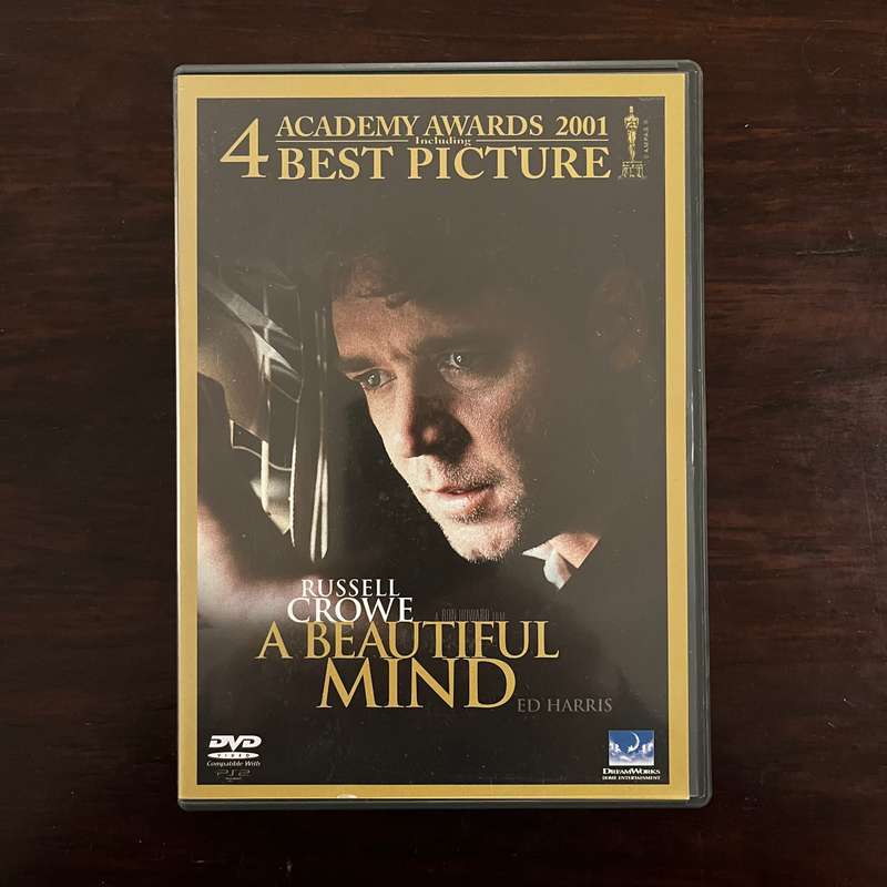 A Beautiful Mind DVD South African Press Russell Crowe