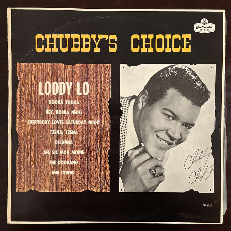 Chubby Checker - Chubbys Choice Vinyl LP South African Press