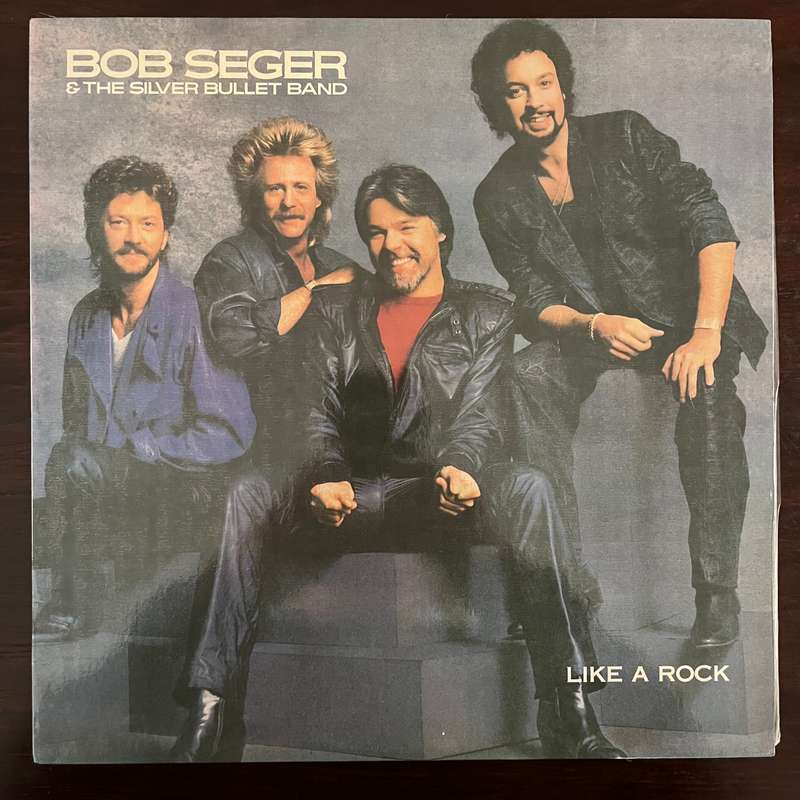 Bob Seger and the Silver Bullet Band - Vinyl LP Like A Rock Rare Indian Press