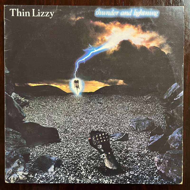 Thin Lizzy - Thunder and Lightning Vinyl LP South African Press