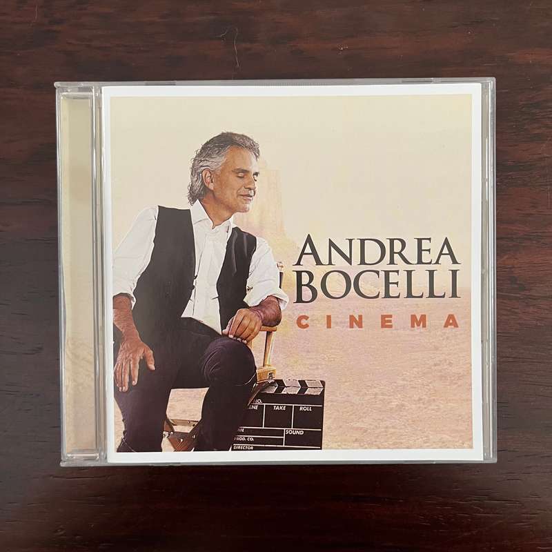 Andrea Bocelli - Cinema CD South African Press