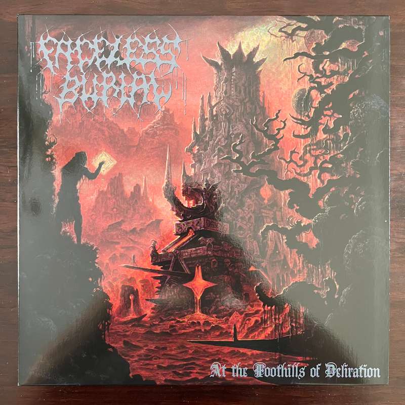 Faceless Burial - At The Foothills Of Deliration Vinyl LP Rare OOP Ltd Splatter Variant Death Metal