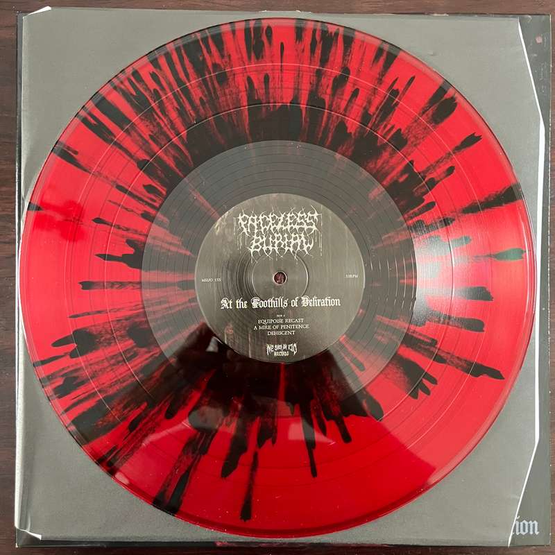 Faceless Burial - At The Foothills Of Deliration Vinyl LP Rare OOP Ltd Splatter Variant Death Metal