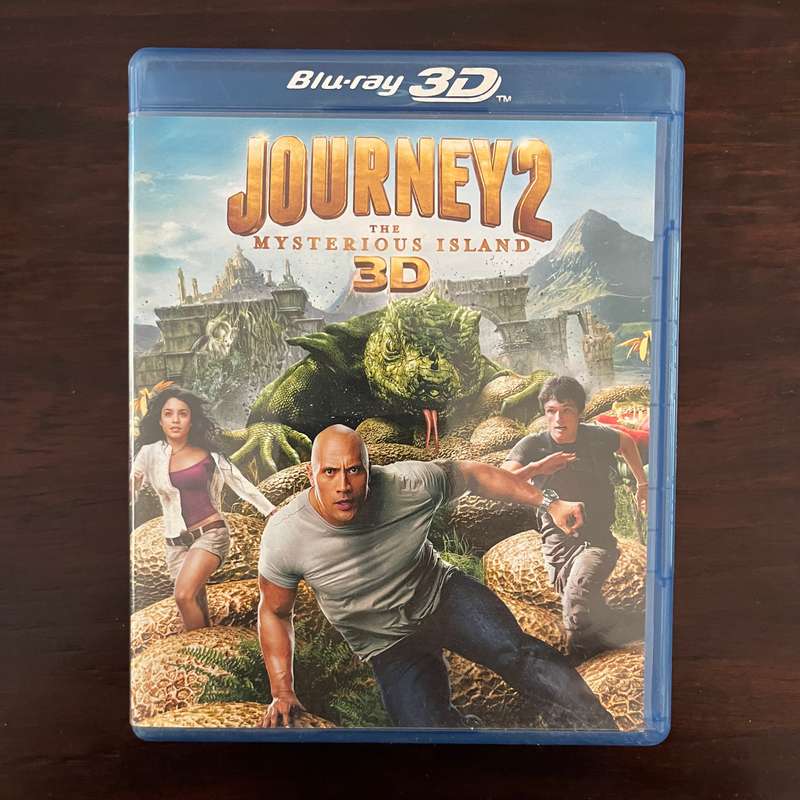 Journey 2 The Mysterious Island Blu Ray plus Blu Ray 3D Two Disc Import