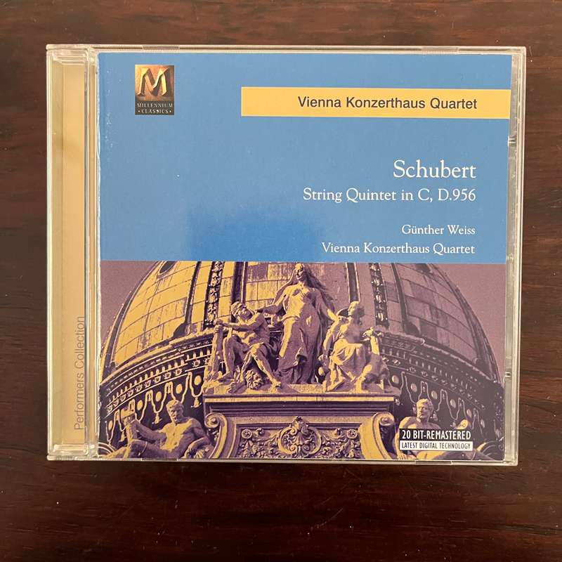 Schubert / Vienna Konzerthaus Quartet, G.Weiss - String Quintet In C Major, D.956 CD Import