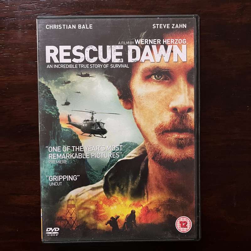 Rescue Dawn DVD Christian Bale UK Press