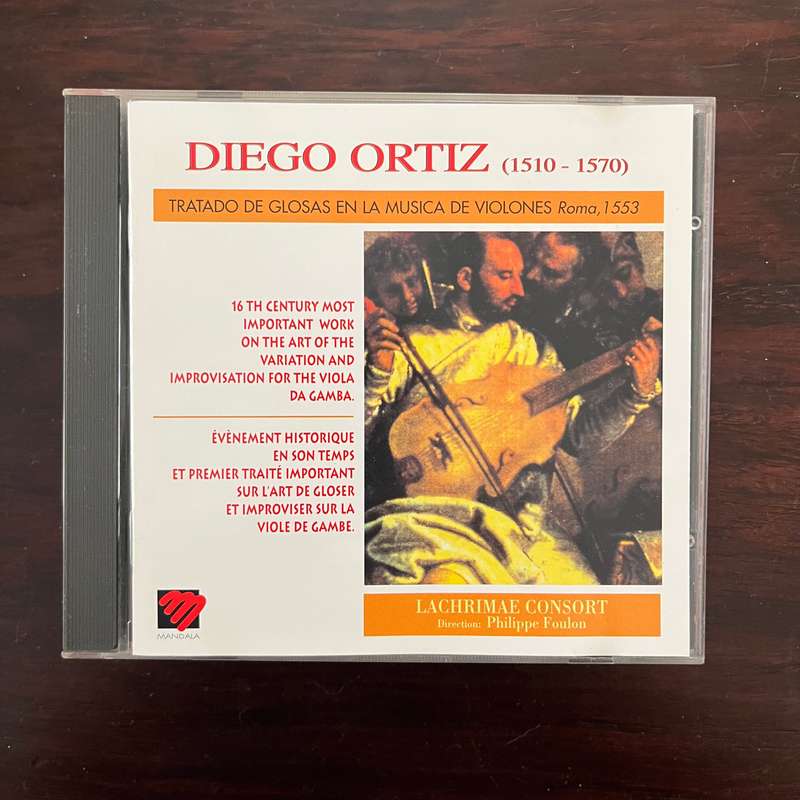 Diego Ortiz - Tratado De Glosas En La Musica De Violones CD Import
