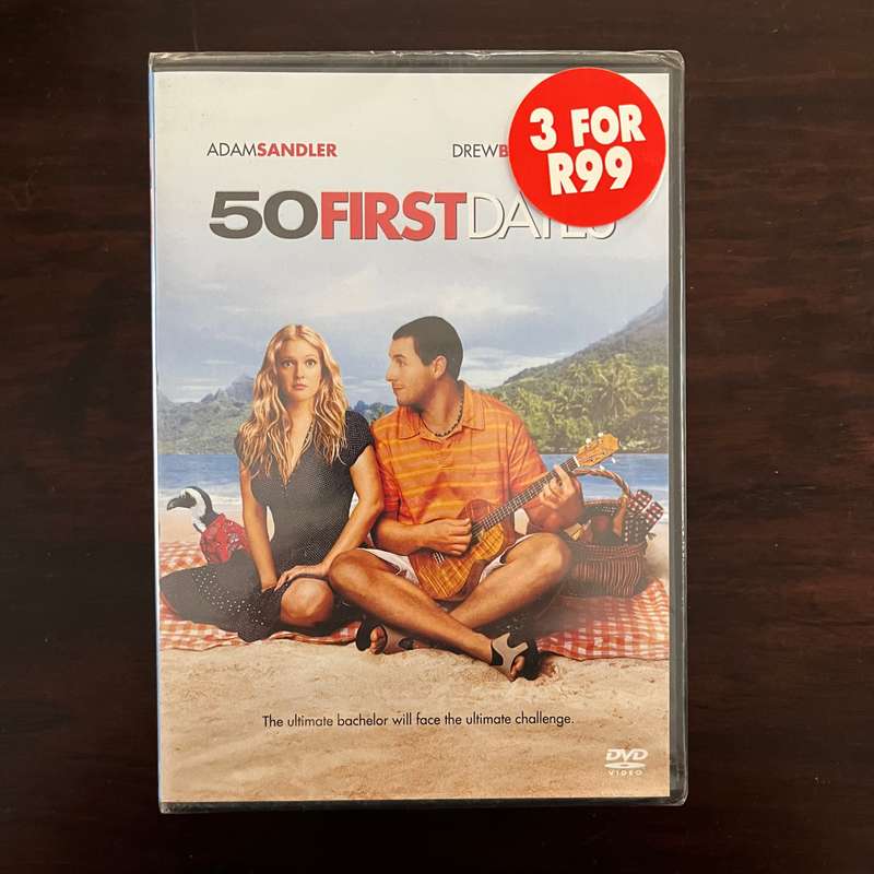 50 First Dates DVD Adam Sandler New and Sealed