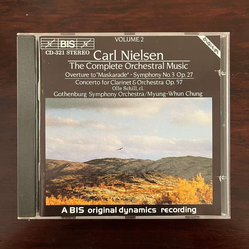 Carl Nielsen - Symphony No. 3 , Clarinet Concerto CD Swedish Press