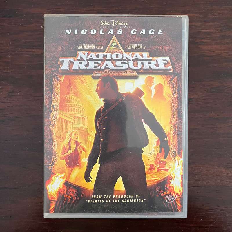 National Treasure DVD South African Press Nicolas Cage