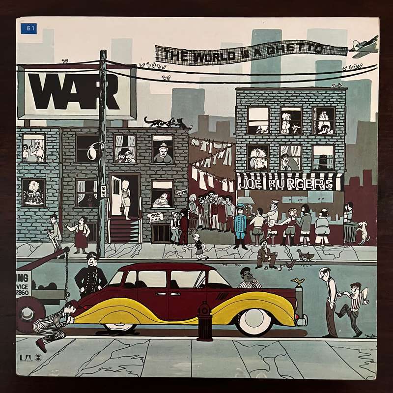 War - The World Is A Ghetto Vinyl LP 1972 UK Press Funk Masterpiece