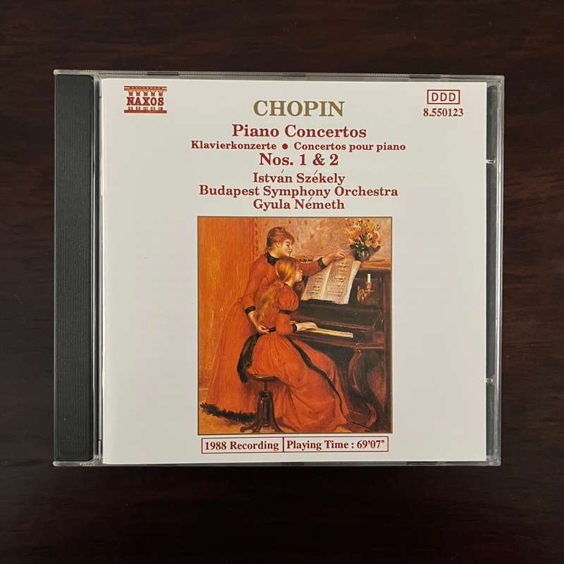 Chopin - Piano Concertos Nos. 1 & 2 CD Naxos Import